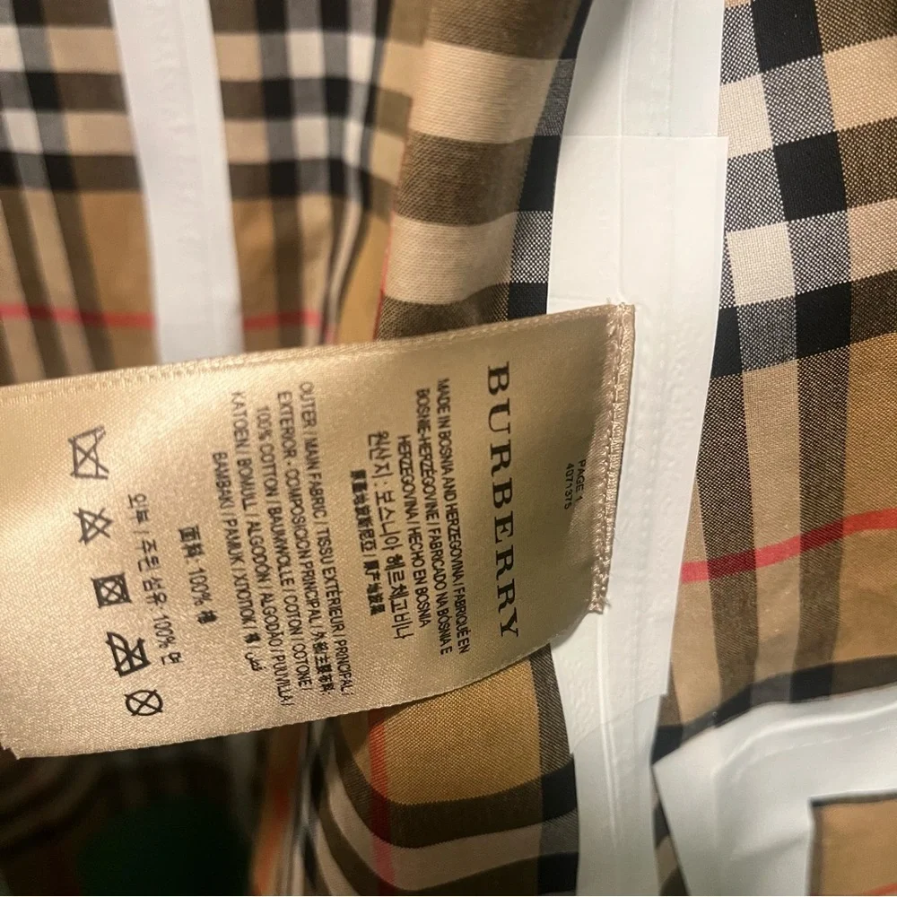 NWT Burberry US 2 Bright Pigment Green Notch Collar Double Breasted Trench Coat - Picture 7 of 13
